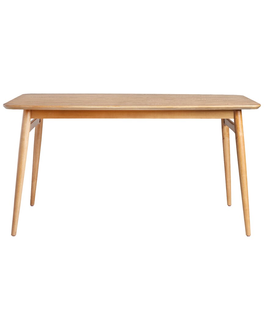 Walker Edison Mid-century Modern 59in Wood Tapered Legs Dining Table