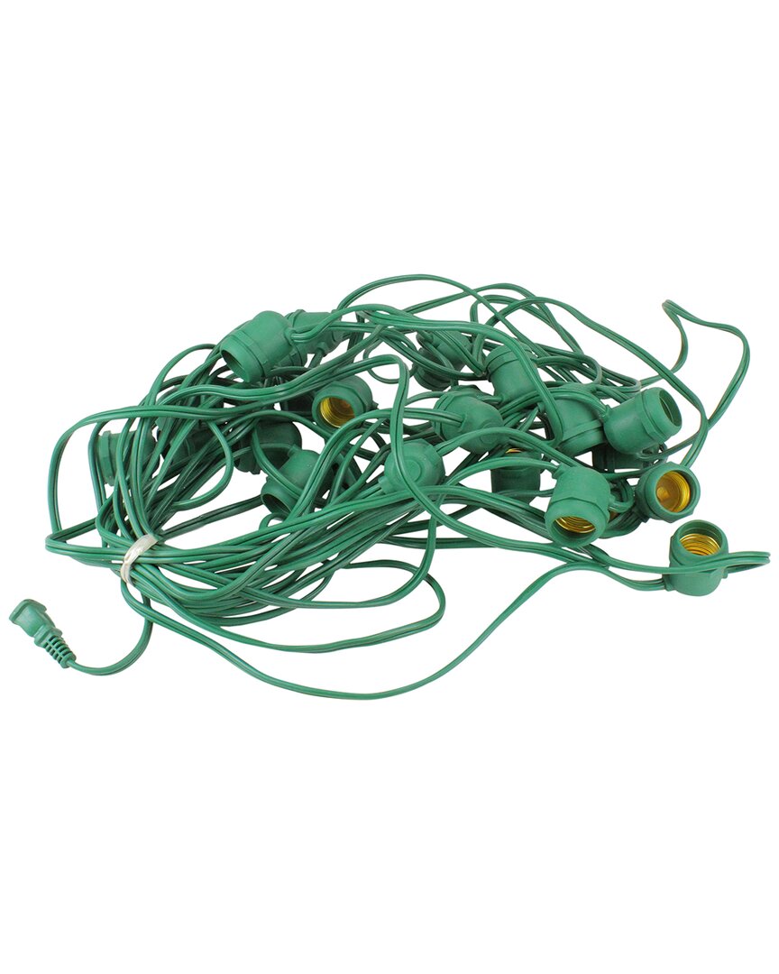 Northlight Commercial E26 Wire Socket Set In Green