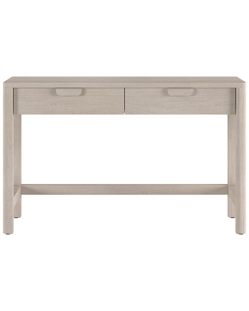 Abraham + Ivy Fern 48 Wide Rectangular Desk In Alder White