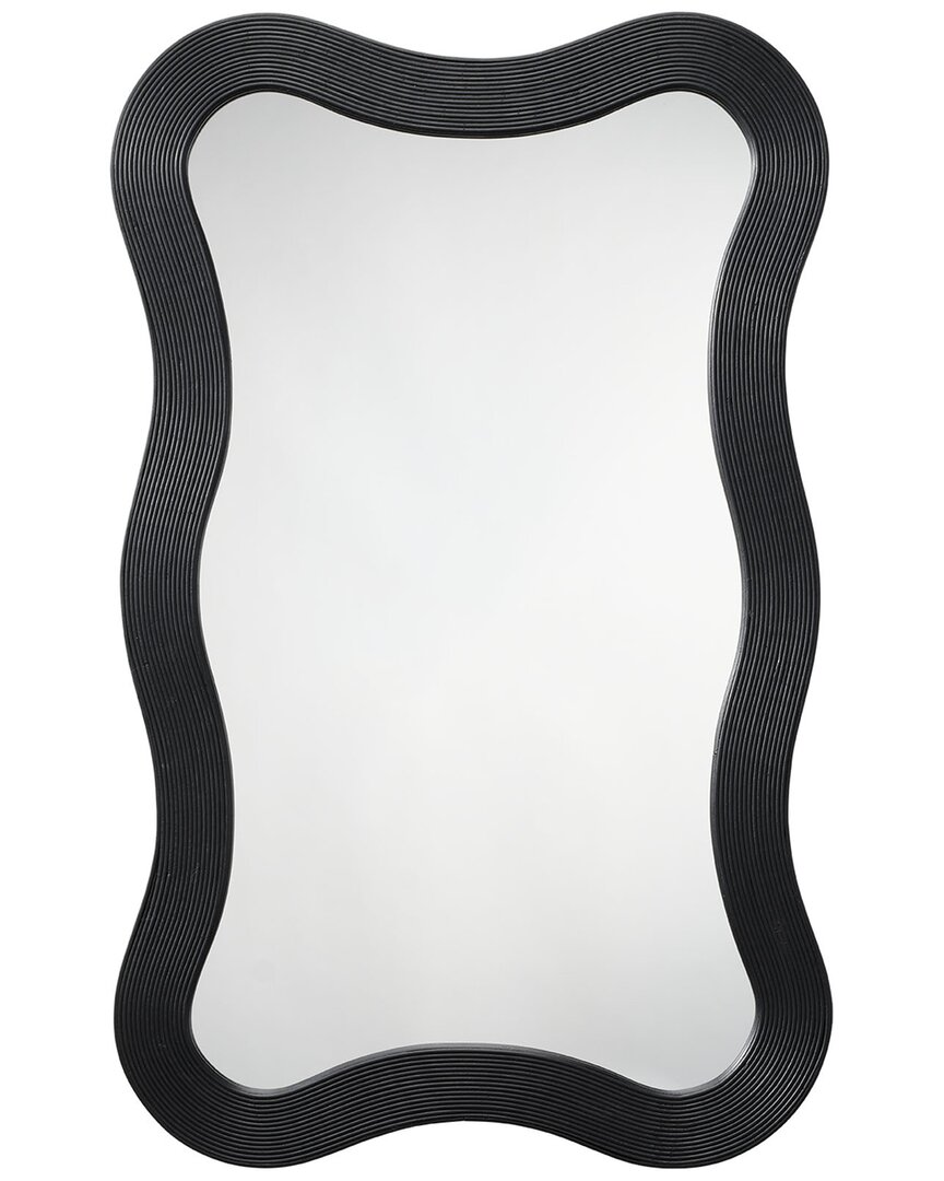 Jamie Young Deli Wavy Bamboo Wall Mirror