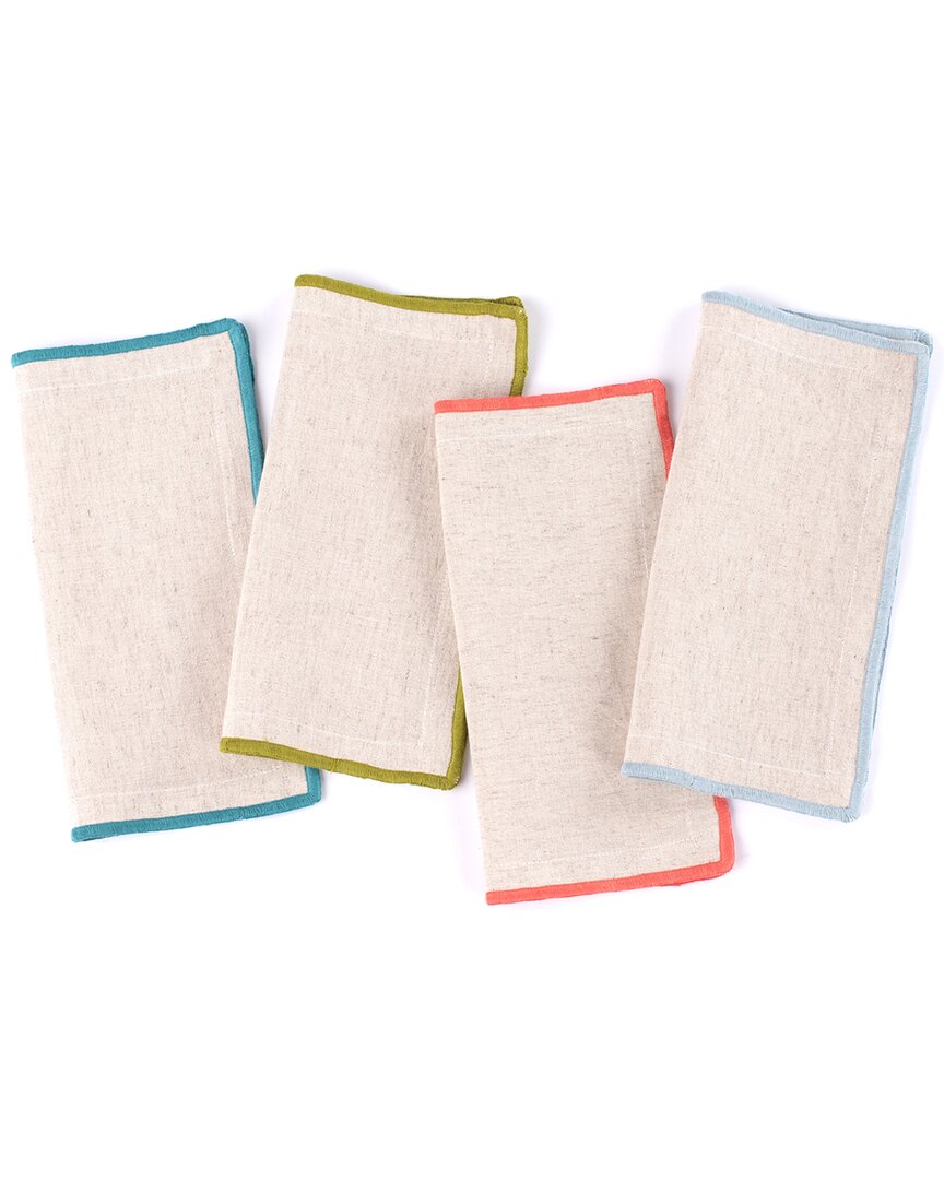 Amity Home Set Of 4 Cora Dinner Napkins