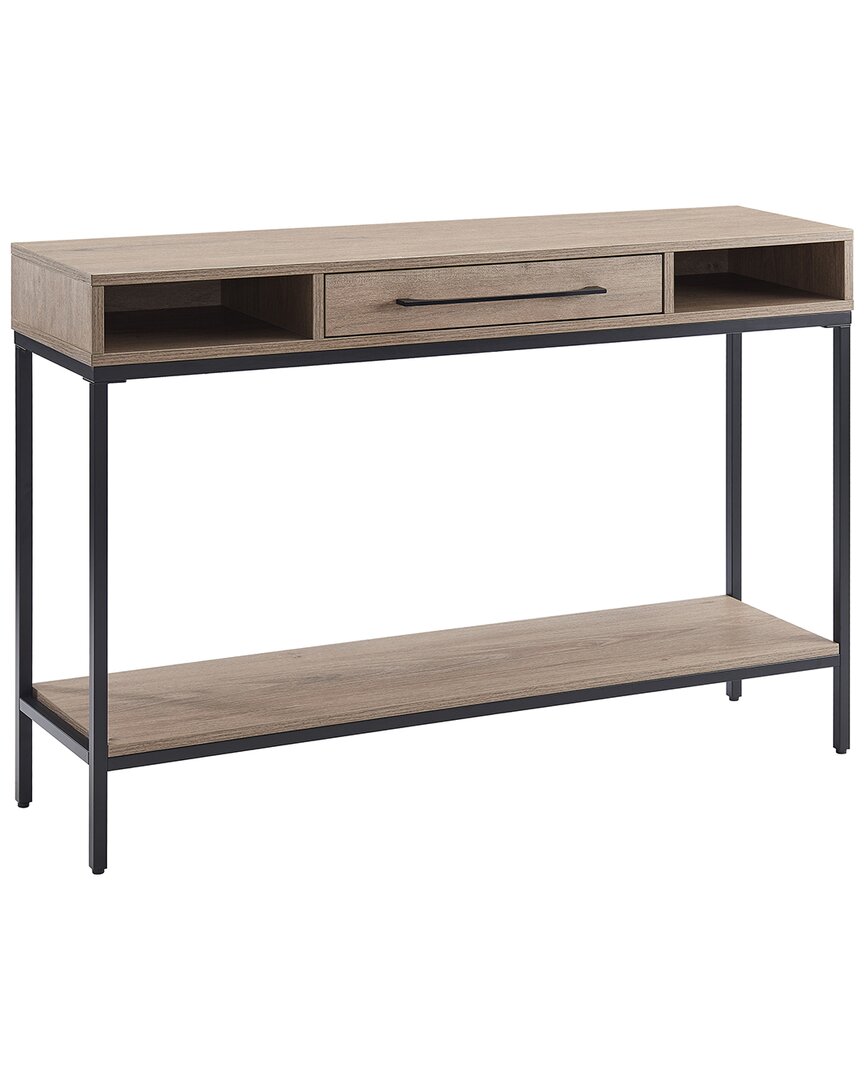 Abraham + Ivy Arroyo Rectangular Console Table In Black
