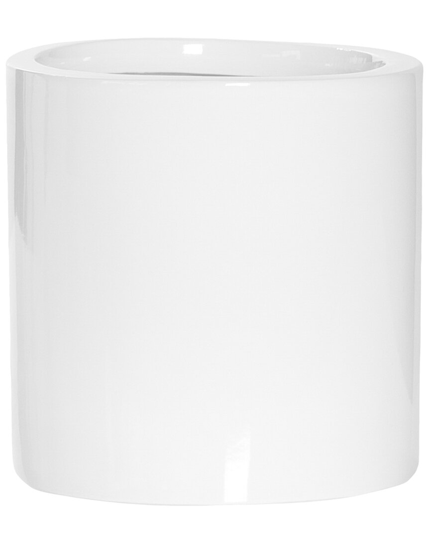 Creative Displays Pottery Pots White Fiberstone Planter In White