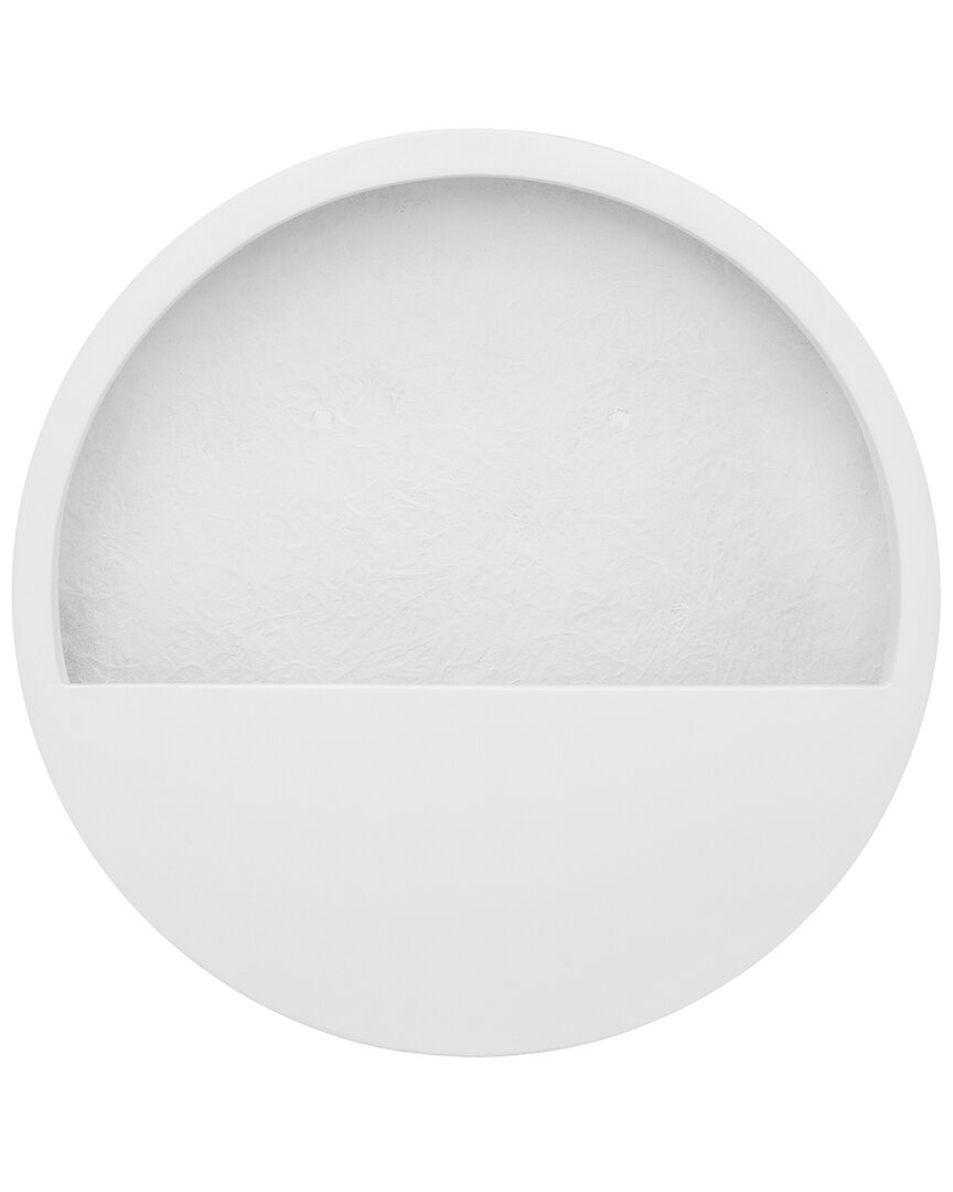 Creative Displays White Fiberstone Hanging Wall Planter In White