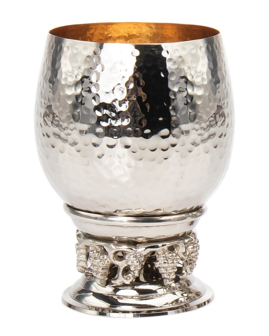 Godinger Grape Hammered Cup In Silver