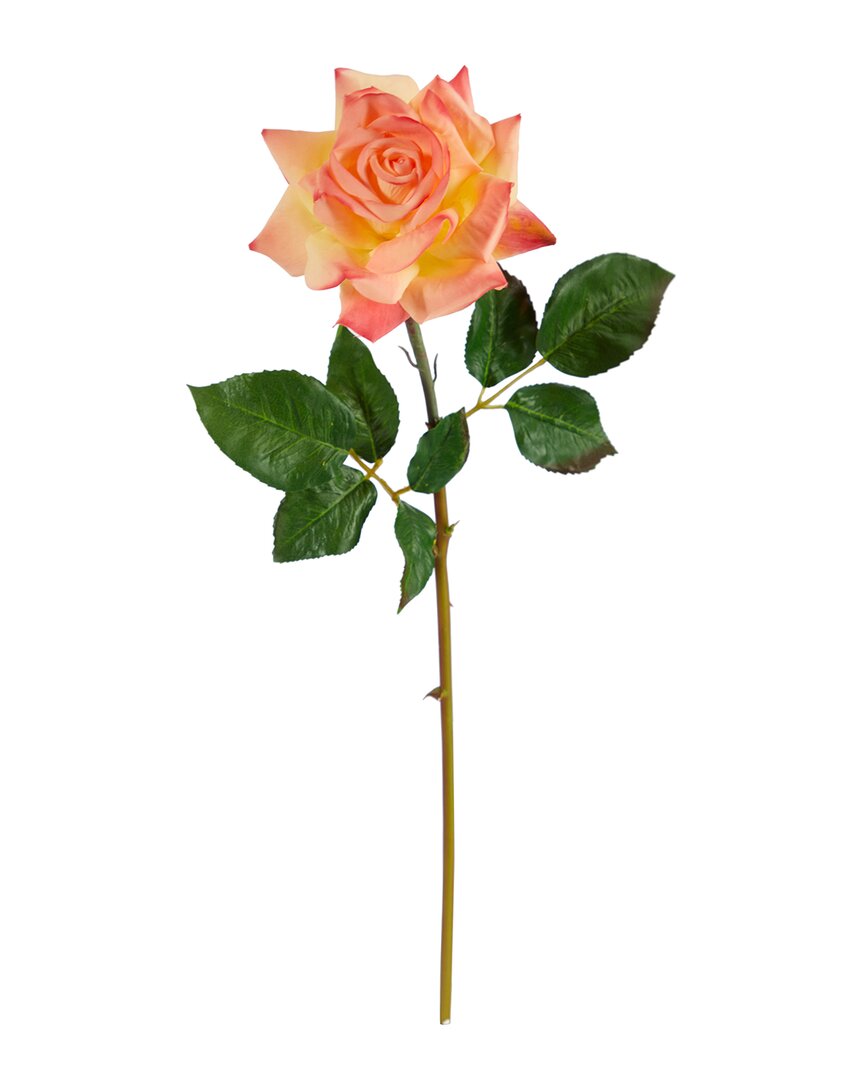 NEARLY NATURAL NEARLY NATURAL SET OF 6 20IN ROSE ARTIFICIAL FLOWER 