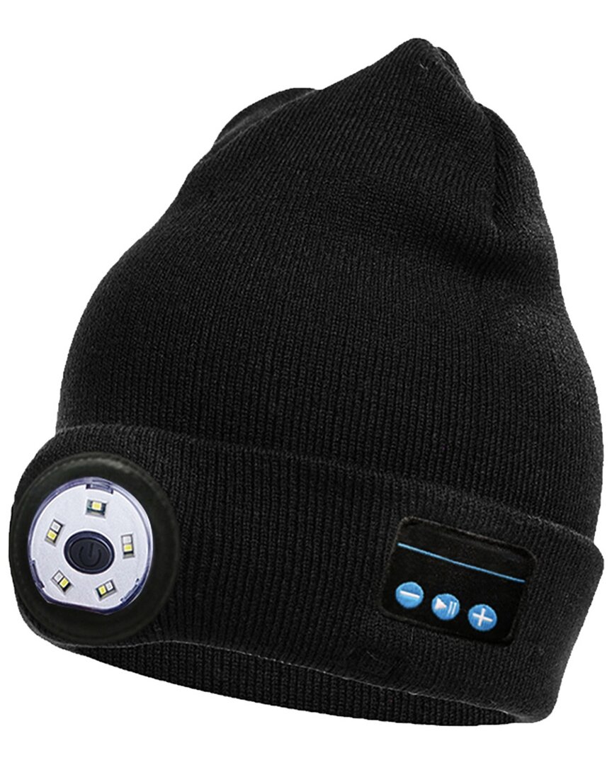 Fresh Fab Finds Wireless Black Beanie Hat With Light