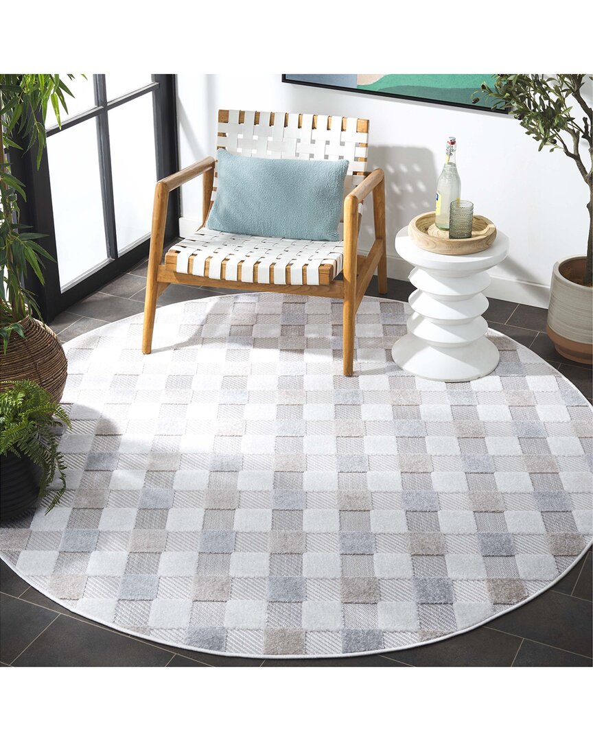 Safavieh Stella Graven Power-loomed Indoor/outdoor Rug In Neutral