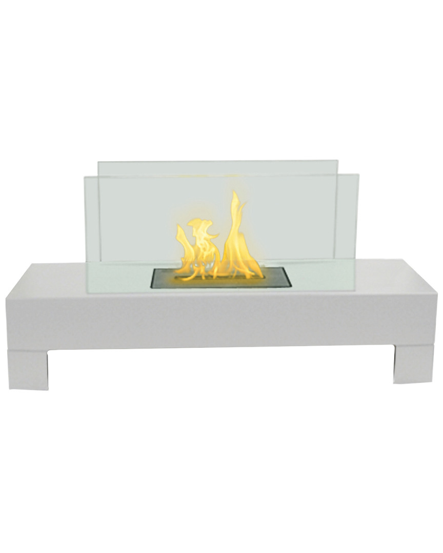 Anywhere Fireplaces Gramercy Glass & Metal Fireplace