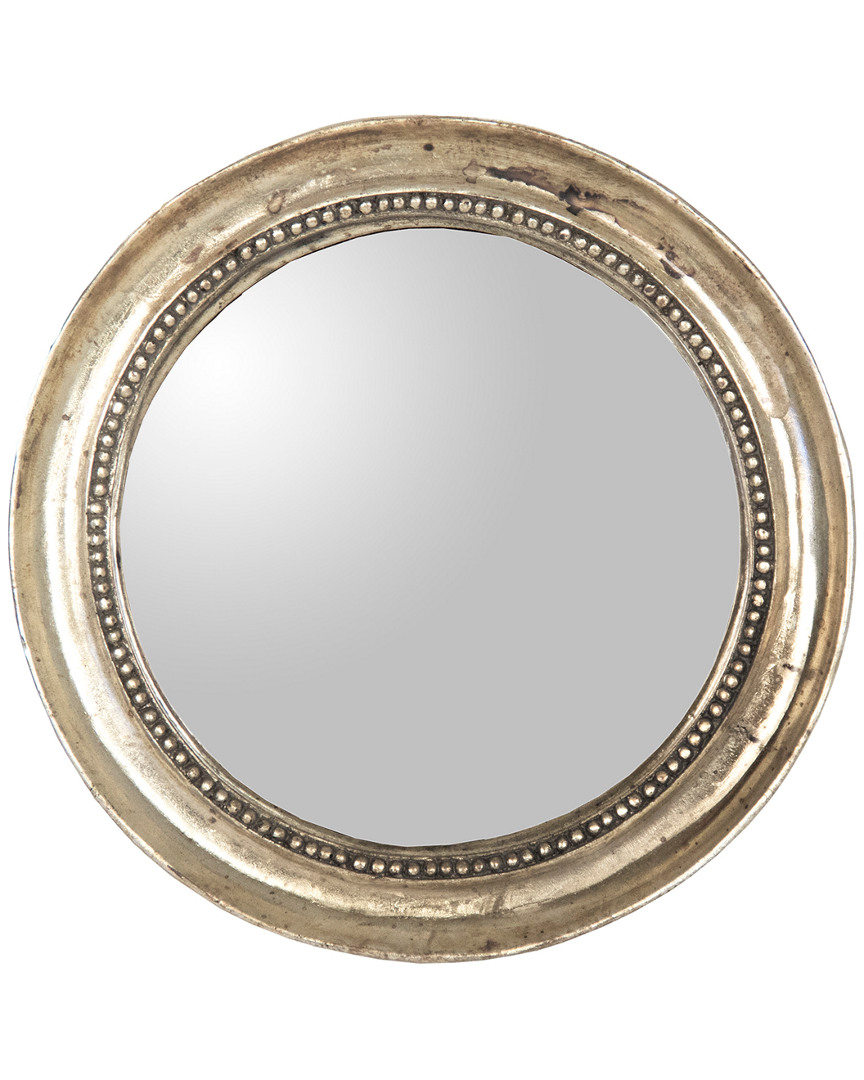 Zentique Angelika Convex Mirror In Brown