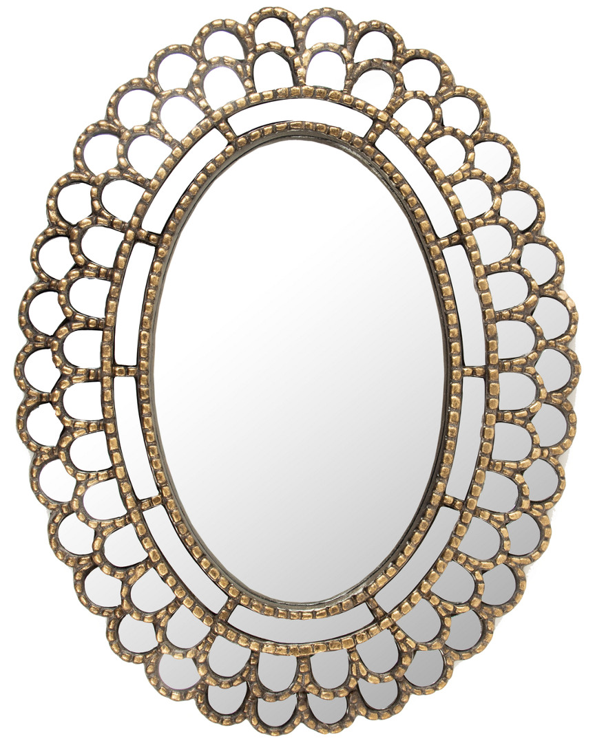 Zentique Fleur Mirror In Gold