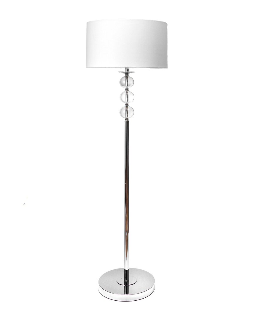 Nuloom Branson Crystal Floor Lamp In Silver