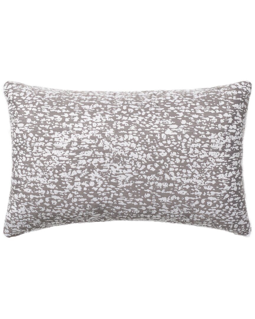 Linum Home Textiles Structure Grey Lumbar Pillow Cover In Gray