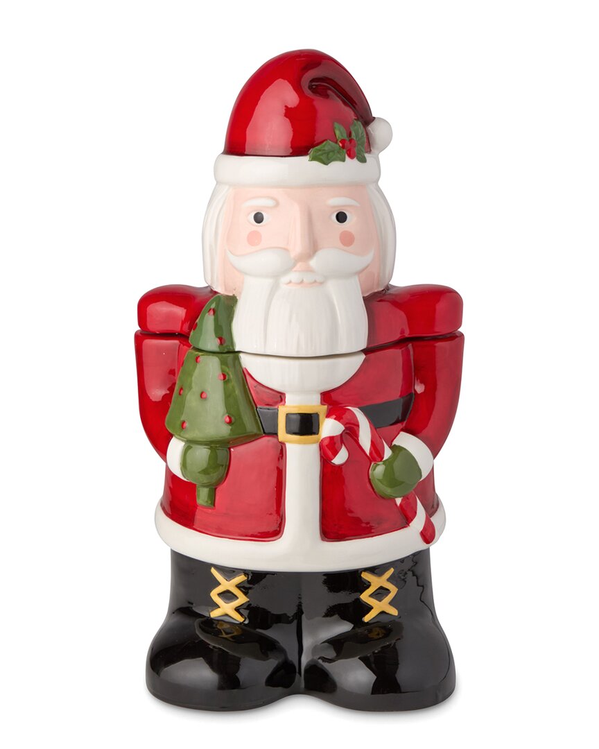 Certified International Nutcracker Parade 3-d Santa Cookie Jar
