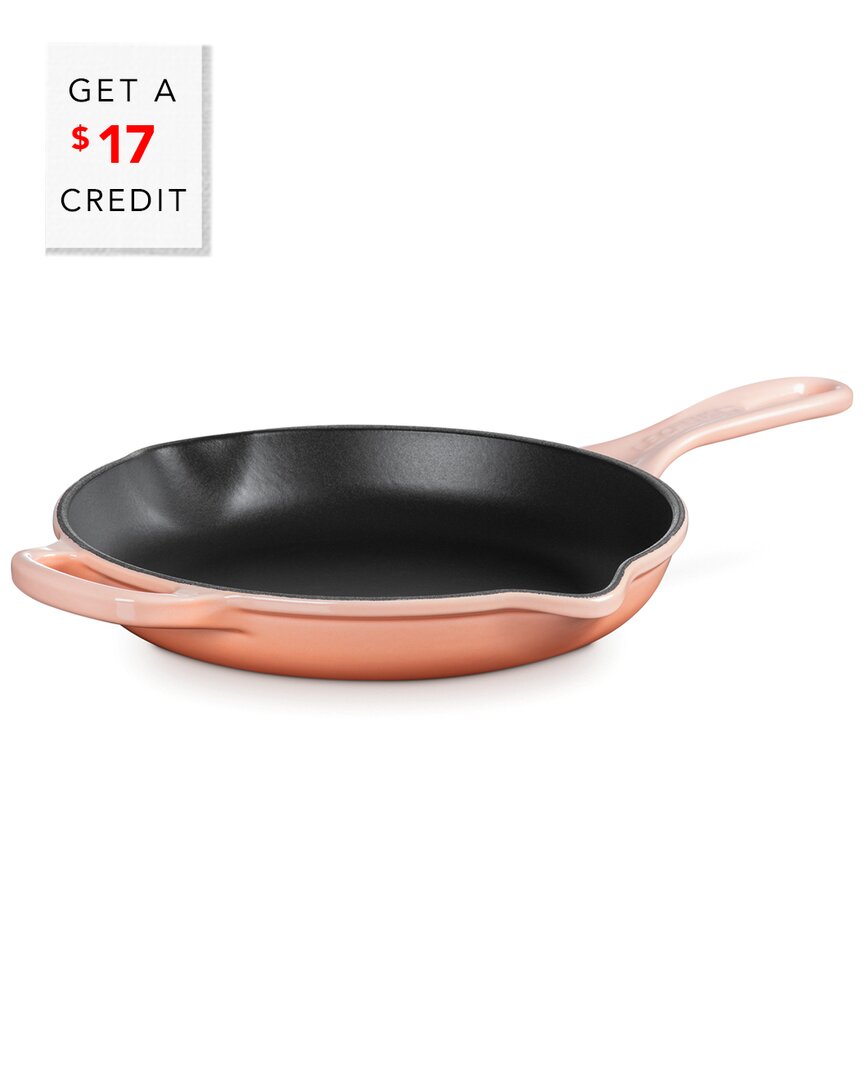 Le Creuset 9in Signature Iron Handle Skillet With $17 Credit In Orange