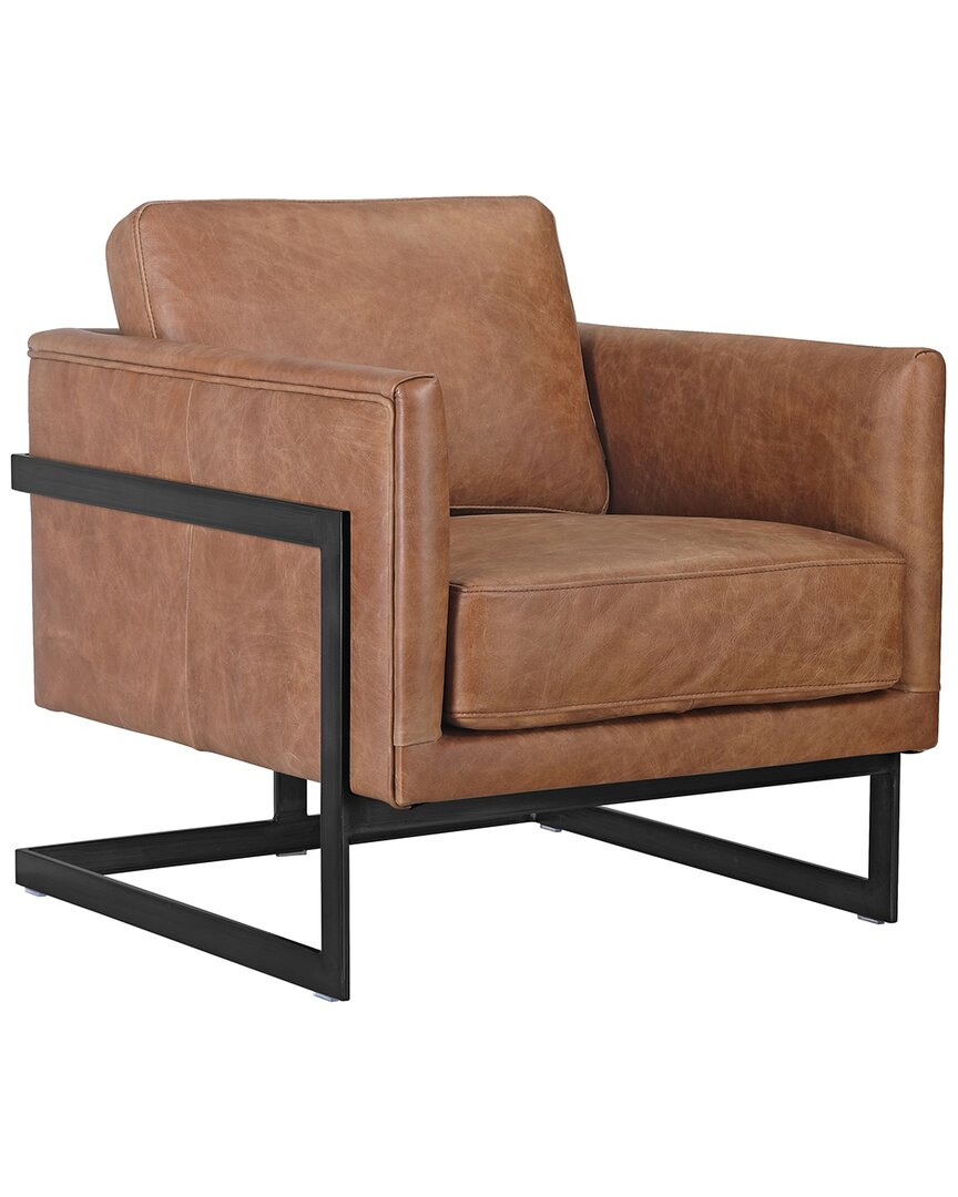 Moe's Home Collection Luxley Club Chair In Brown
