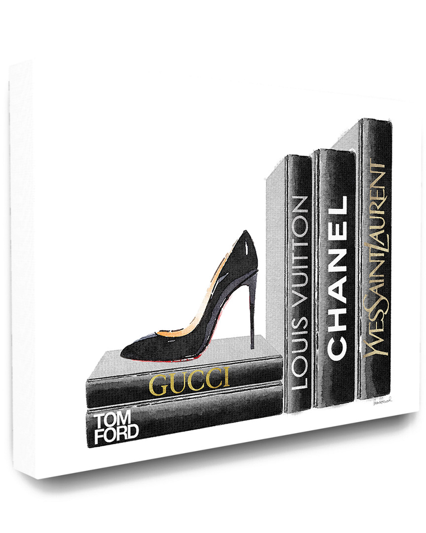 Stupell High Fashion Black Book Shelf With Stilettos Heel