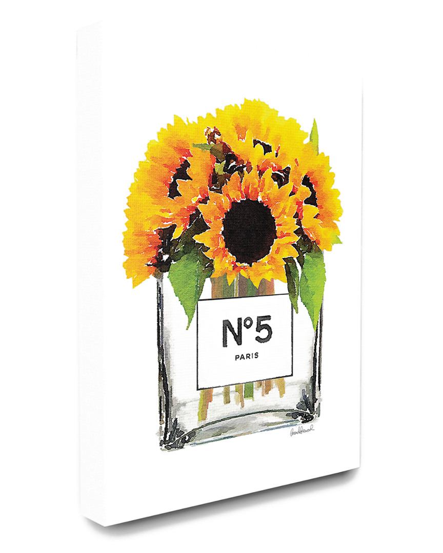 Stupell Perfume Bottle Vase With Yellow Sunflowers