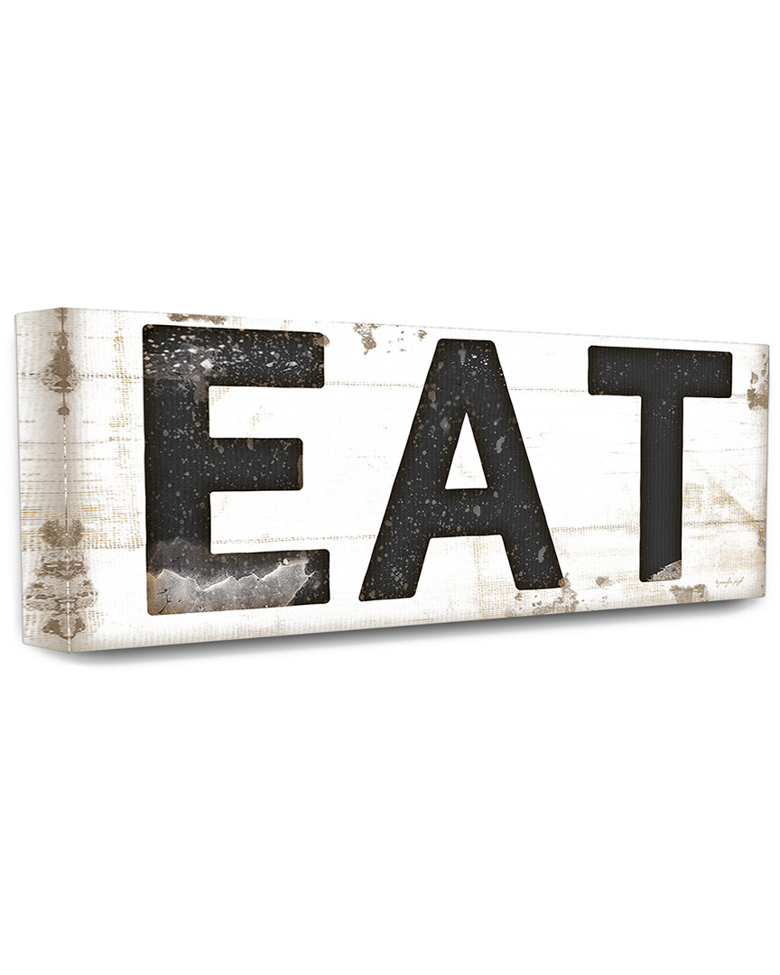 Stupell Industries Eat Typography Vintage Sign