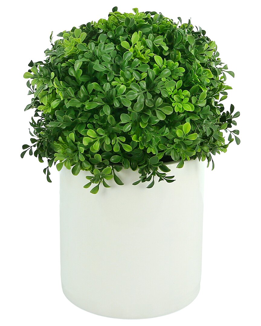 Creative Displays Uv-rated Outdoor Boxwood Ball In Green