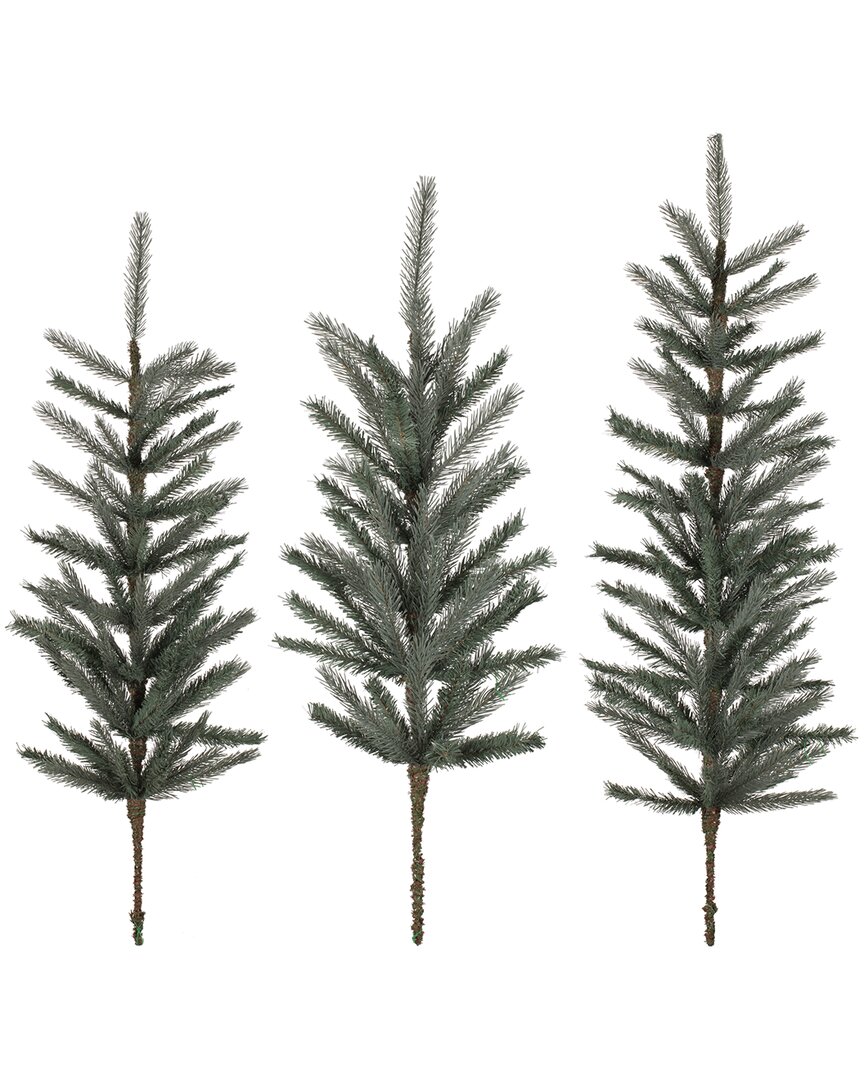 Vickerman 36-42-48in Artificial Blue Spruce Tops In Green