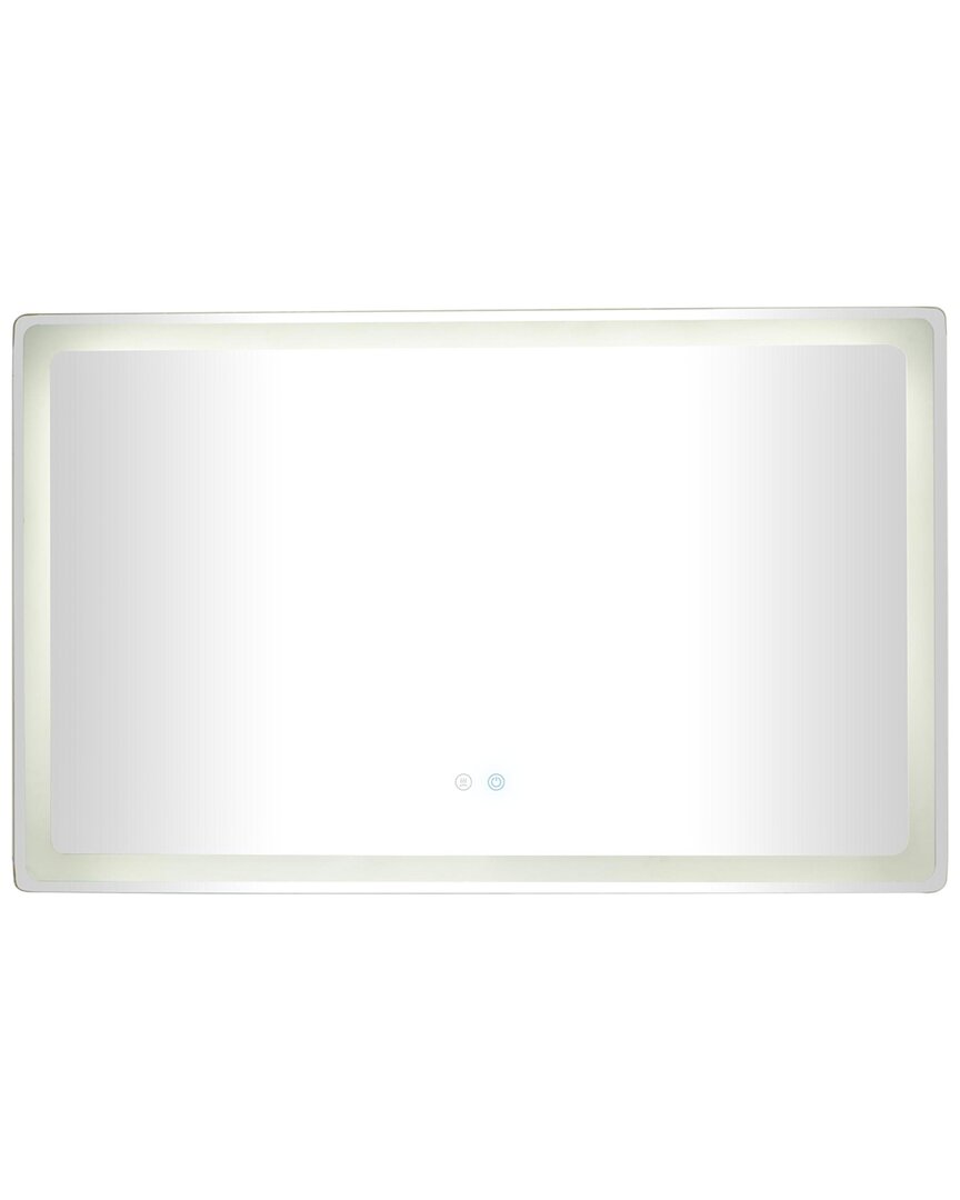 Peyton Lane Modern Anti Fog Mirror In Silver