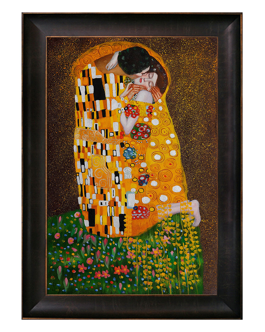 Overstock Art The Kiss By Gustav Klimt