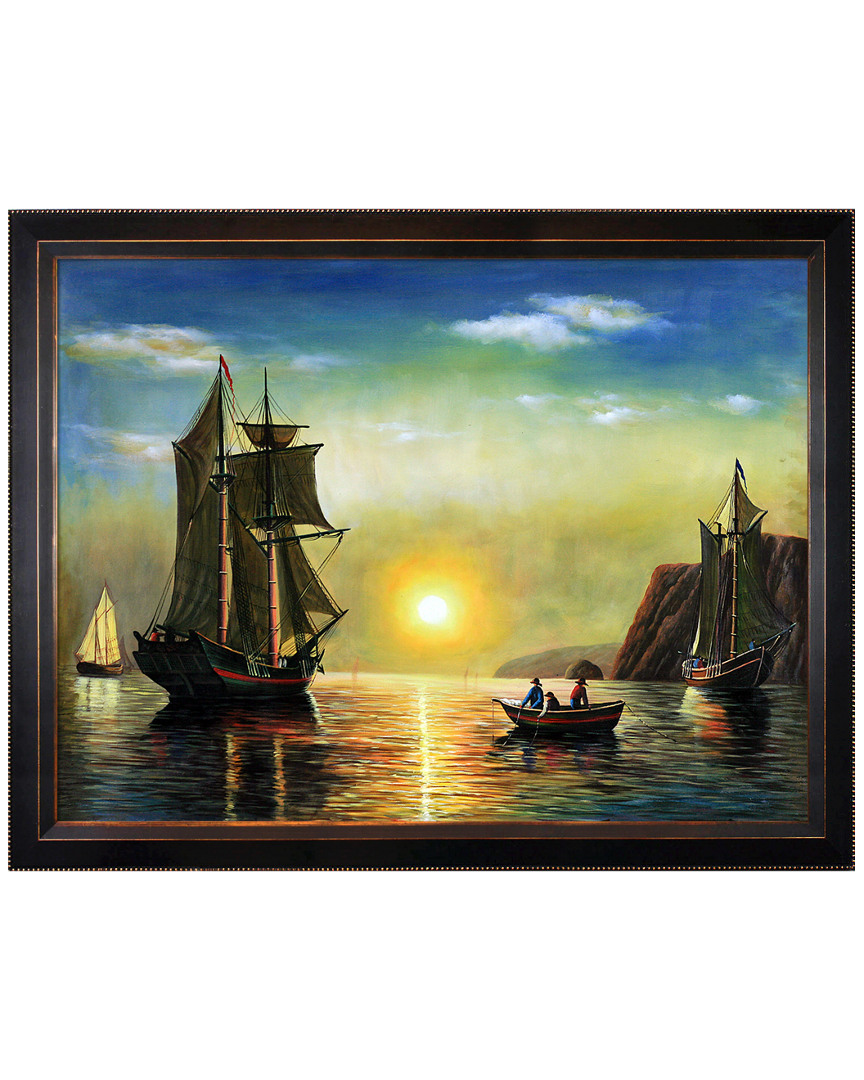 Overstock Art A Sunset Calm In The Bay Of Fundy By William Bradford