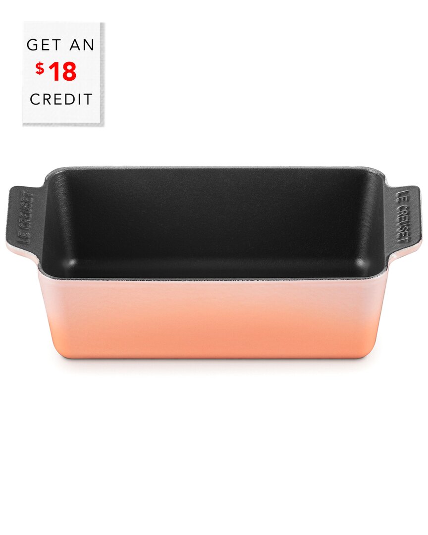 Le Creuset Signature Loaf Pan With $18 Credit In Orange