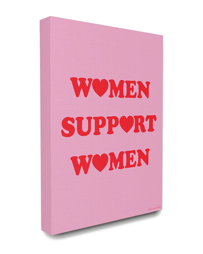 Stupell Hearts Women Support Women Typography