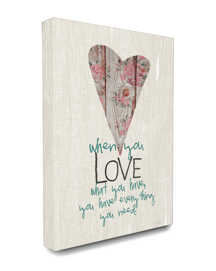 Stupell Industries You Have Everything You Need In Love Typography