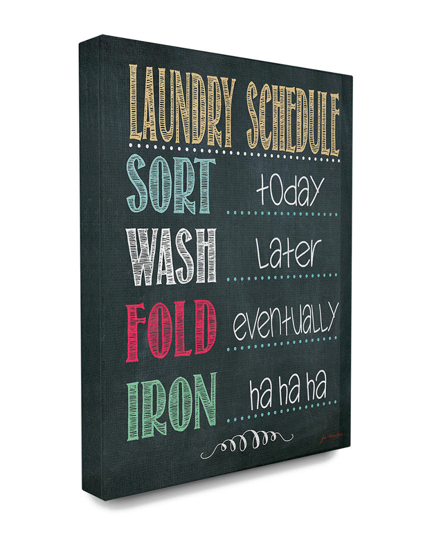 Stupell Laundry Schedule Chalkboard Bathroom