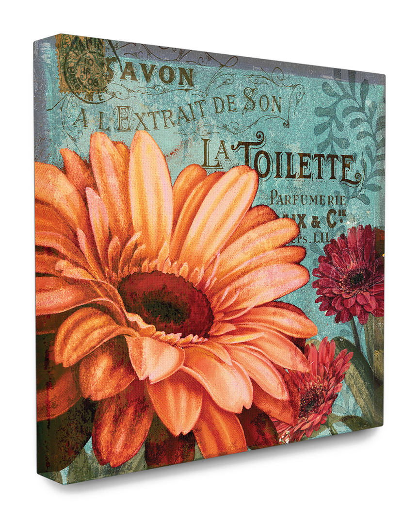 Stupell Home Decor Colorful Daisies With Antique French Backdrop