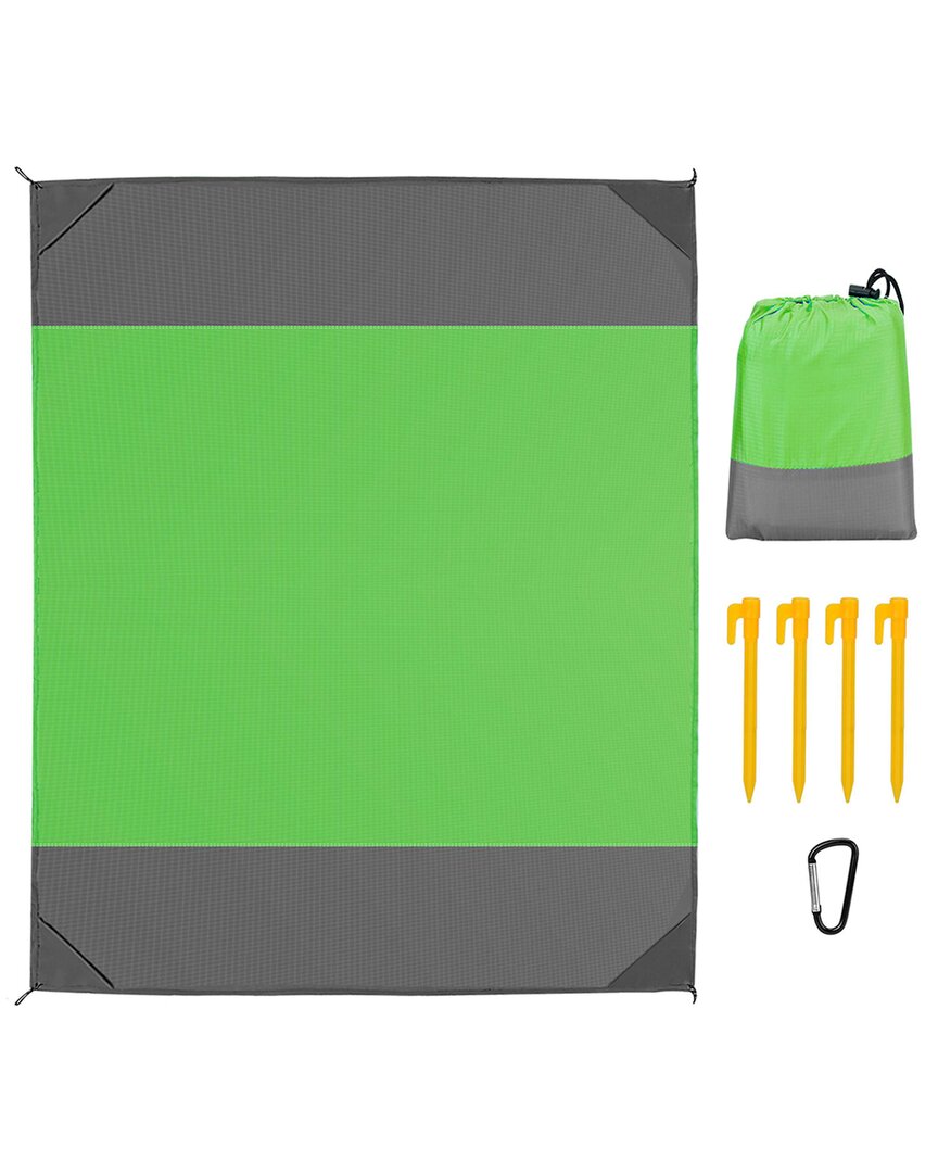 Fresh Fab Finds Sand Proof Green Picnic Blanket