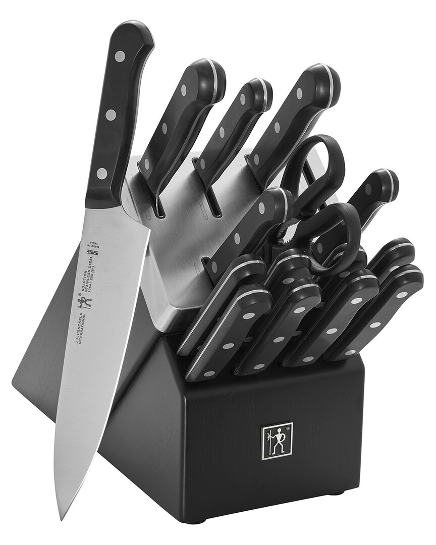 ZWILLING J.A. HENCKELS HENCKELS SOLUTION 16PC SELF-SHARPENING KNIFE BLOCK SET