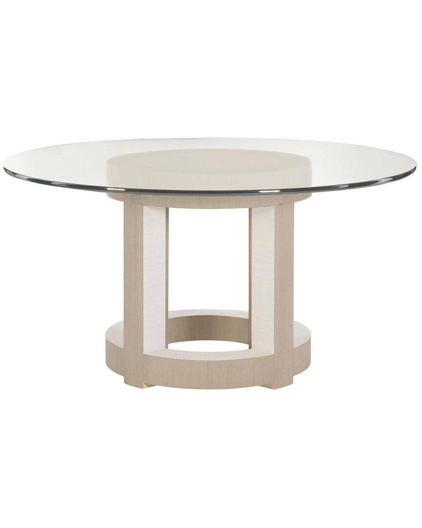 Shop Bernhardt Axiom Round Dining Table In Black