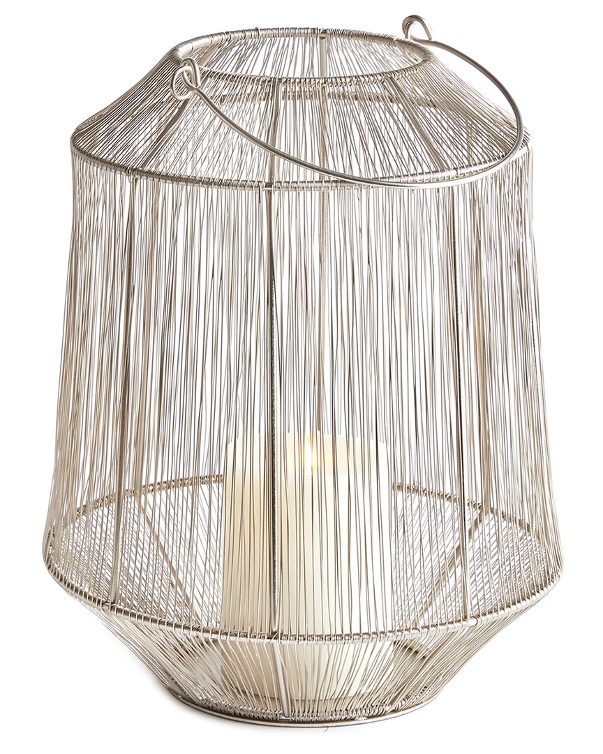Napa Home & Garden Small Elwin Lantern In Silver