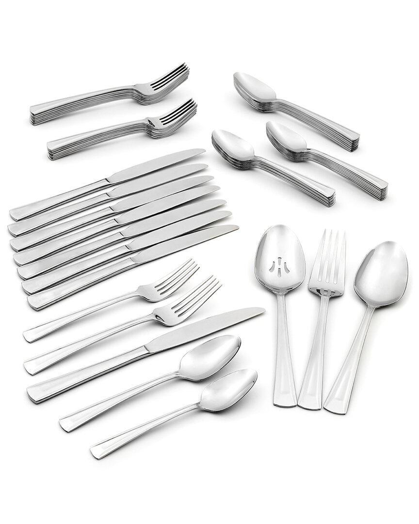 Oneida Cella 51pc Serving Set With Caddy In Silver