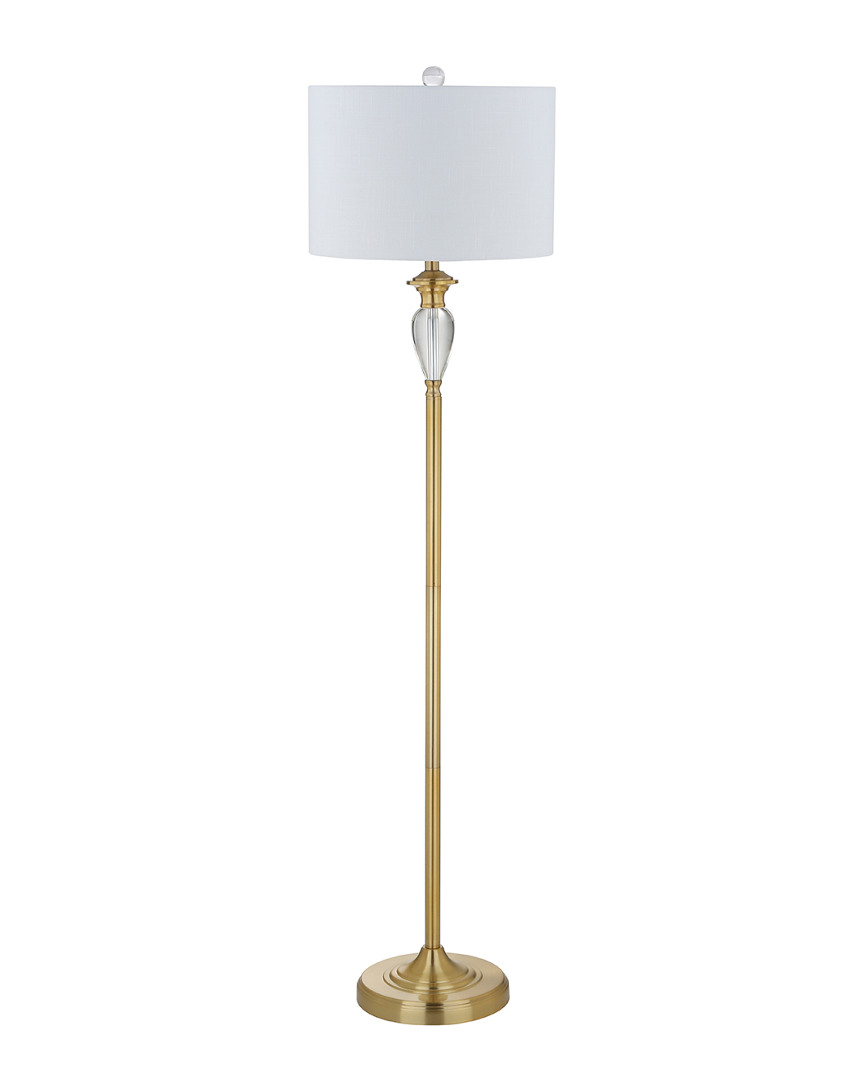Jonathan Y Evelyn 60in Crystal Metal Led Floor Lamp