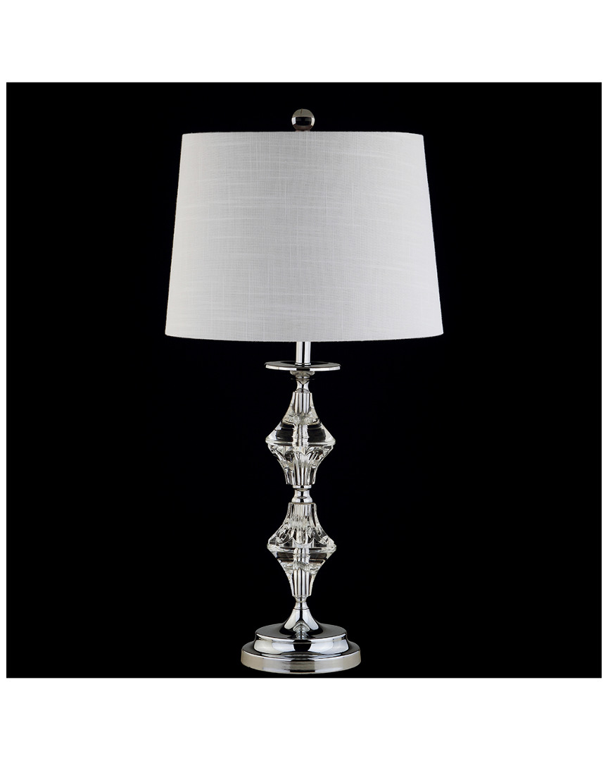 Jonathan Y Set Of 2 Madison 27.5in Crystal Led Table Lamp