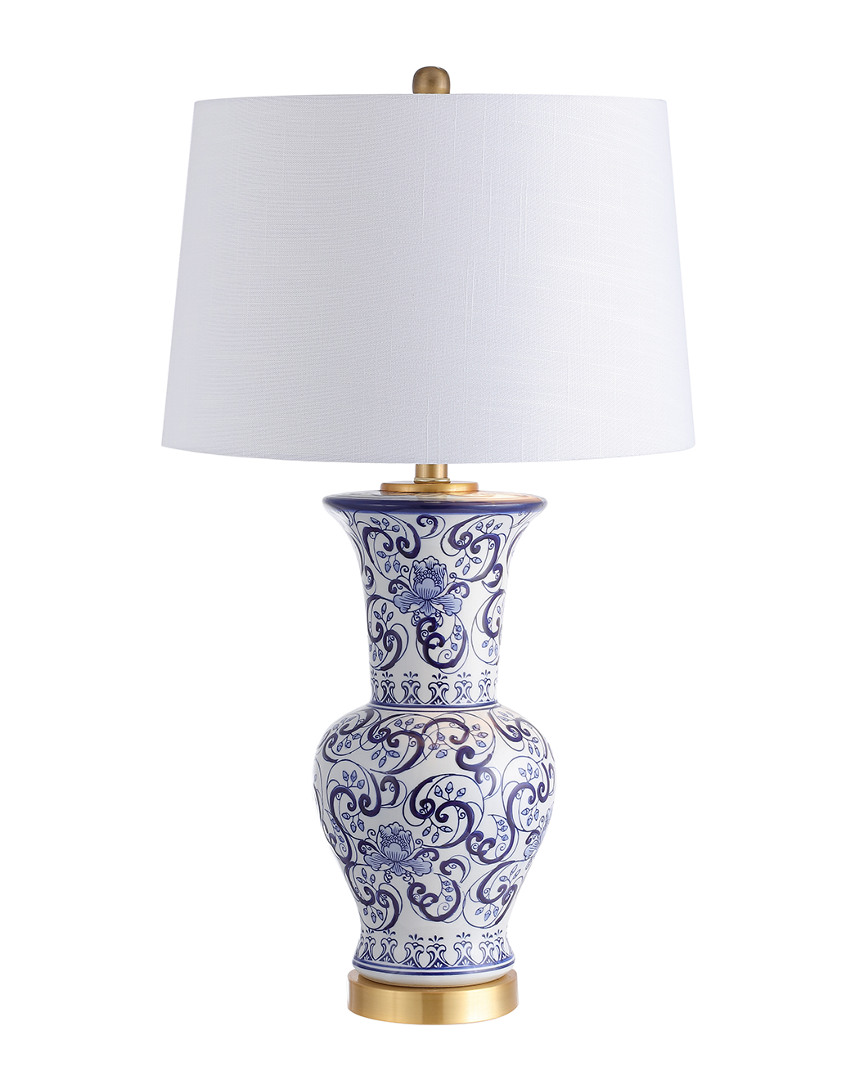 Jonathan Y Leo 28.5in Chinoiserie Led Table Lamp