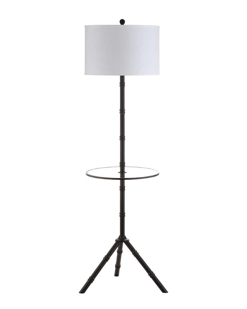 Jonathan Y Hall 62in Metal Led End Table Floor Lamp