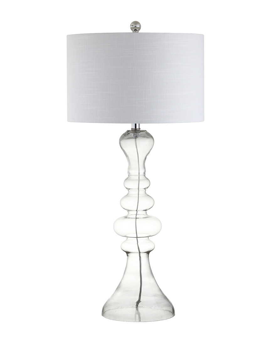 Shop Jonathan Y Madeline 35in Curved Glass Led Table Lamp