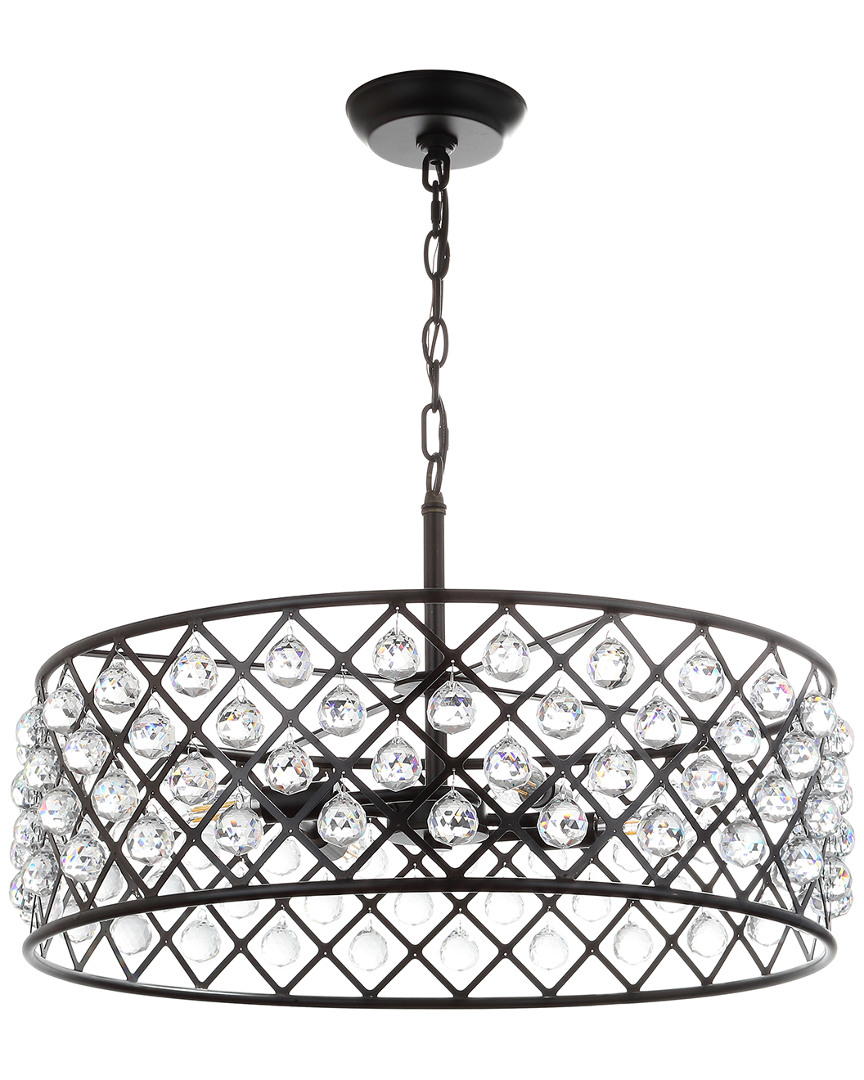 Jonathan Y Gabrielle 23in Crystalmetal Led Pendant