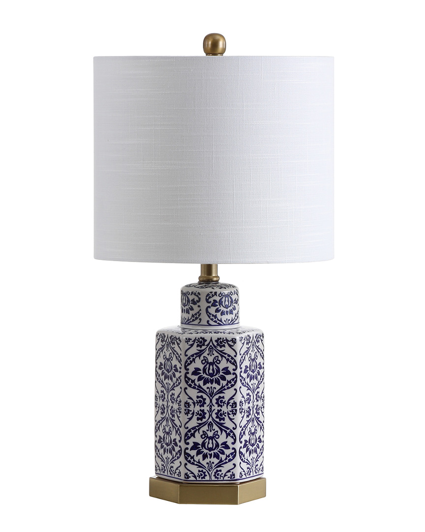 Jonathan Y Diana 23.5" Ginger Jar Ceramic,metal Led Table Lamp