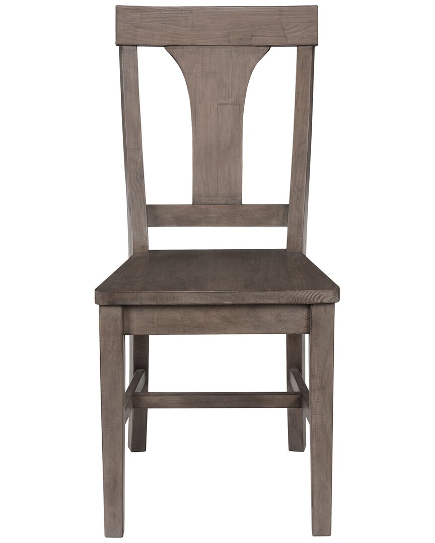 CLASSIC HOME CLASSIC HOME SET OF 2 TUSCANY RECLAIMED PINE WOOD DINING CHAIR 