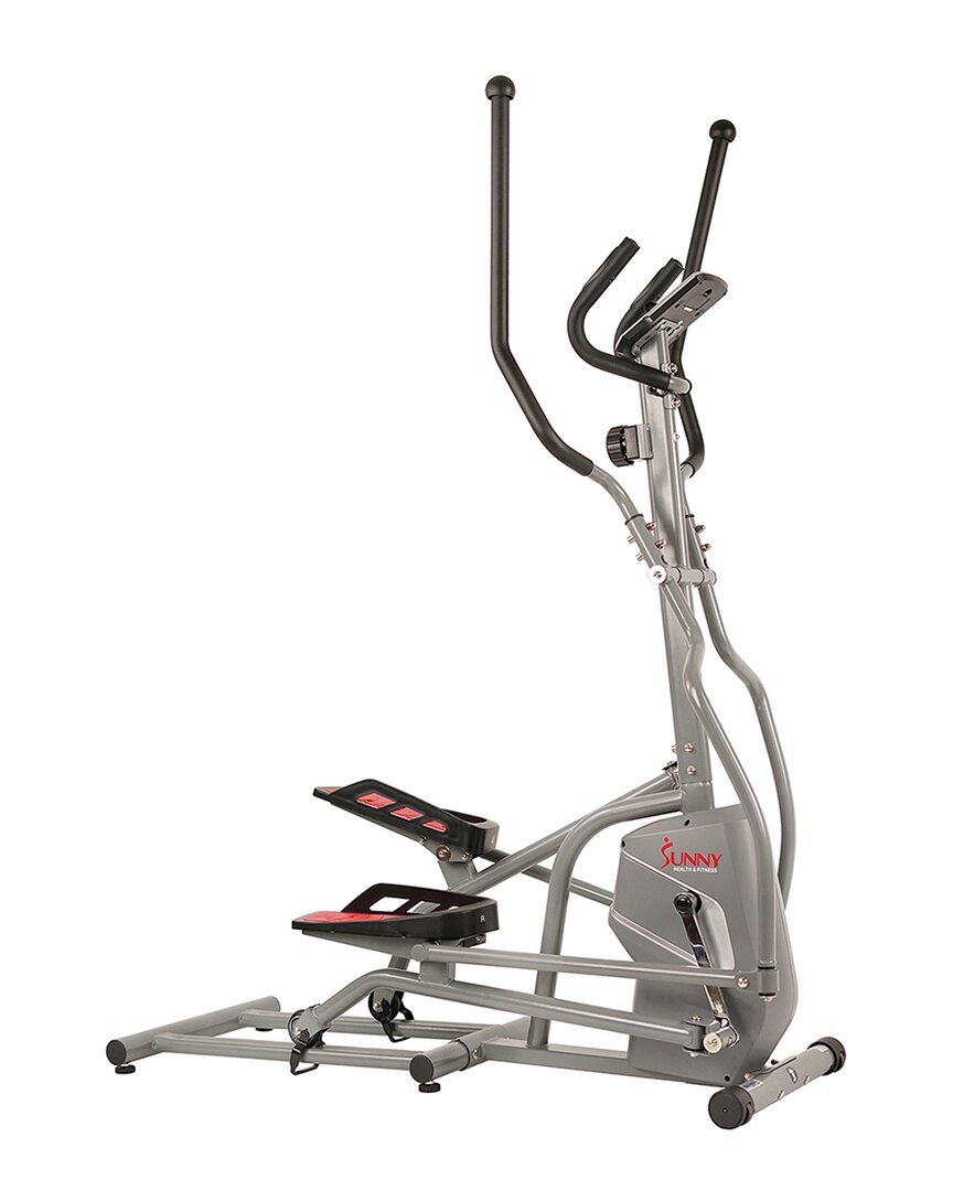 Sunny Health & Fitness Magnetic Elliptical Trainer In Steel
