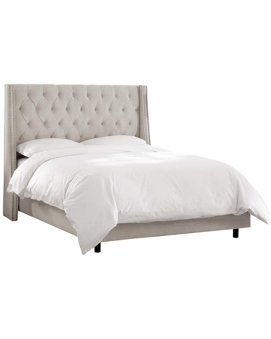 Skyline Furniture Twin Bed In Gray