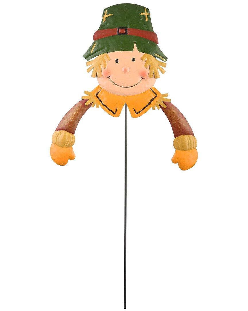 National Tree Company 24in. Scarecrow Boy Garden Stake In Brown