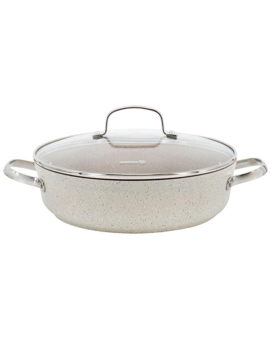 Korkmaz Granita Low Casserole 26x7 3.5l In Brown